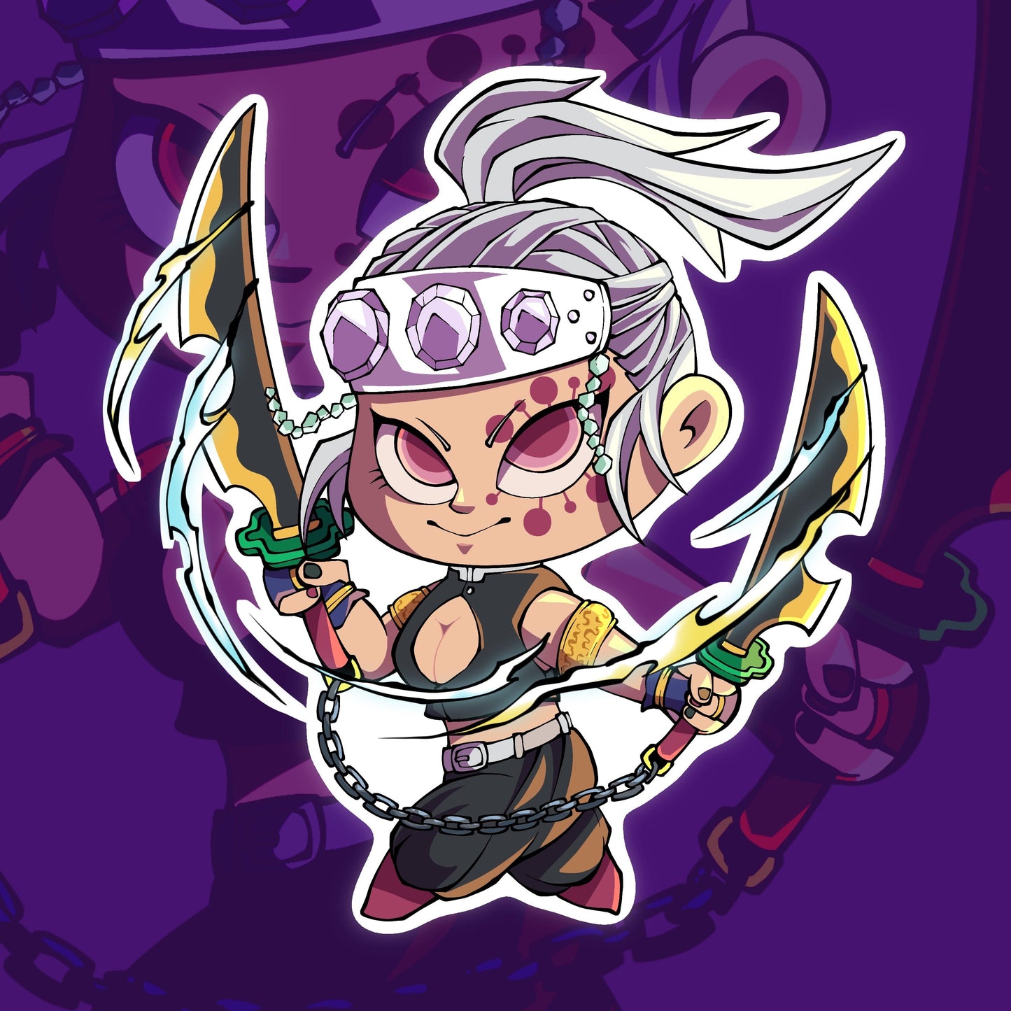 Tengen Uzui Chibi Sticker