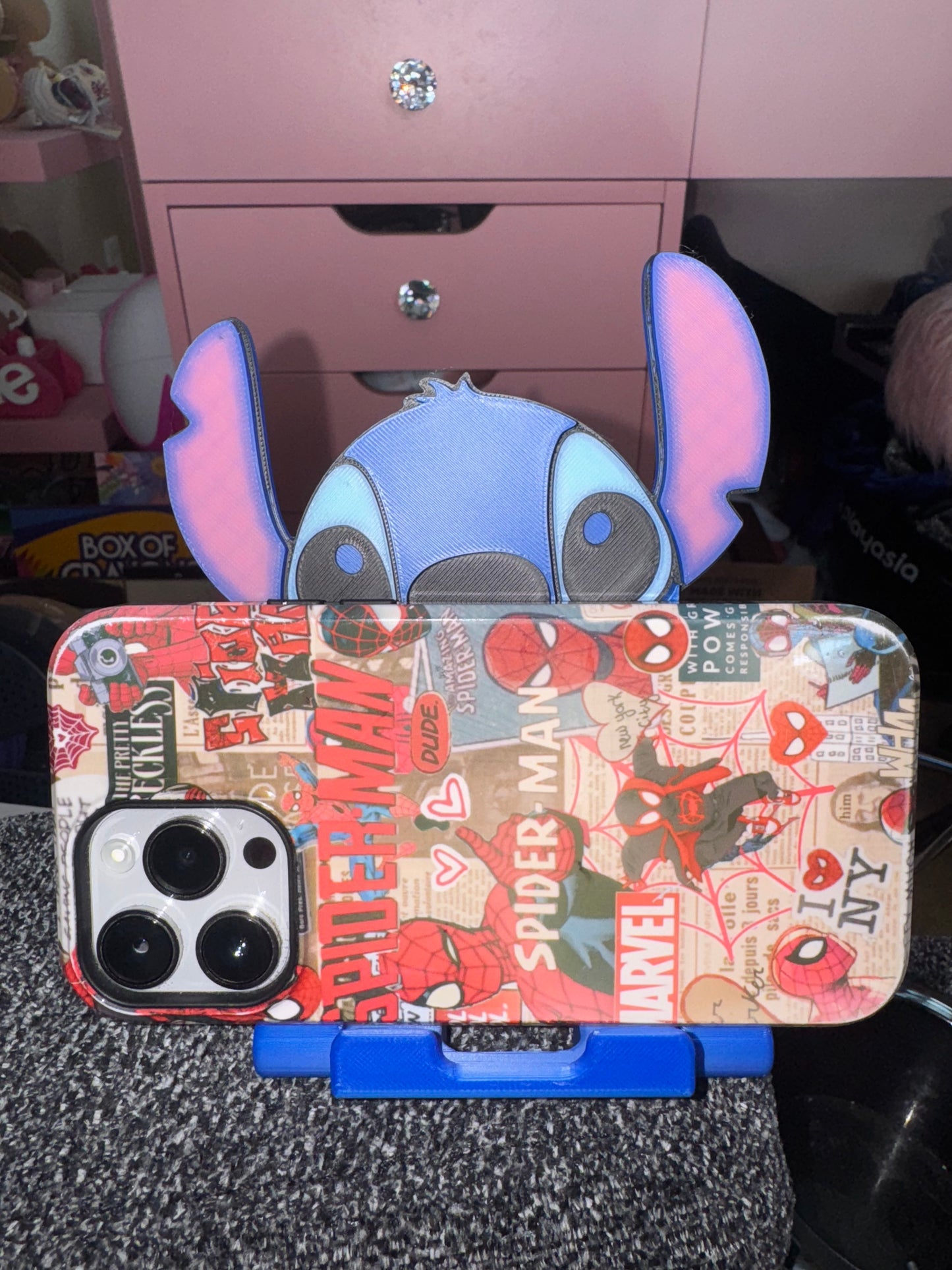 Blue Alien Stationery